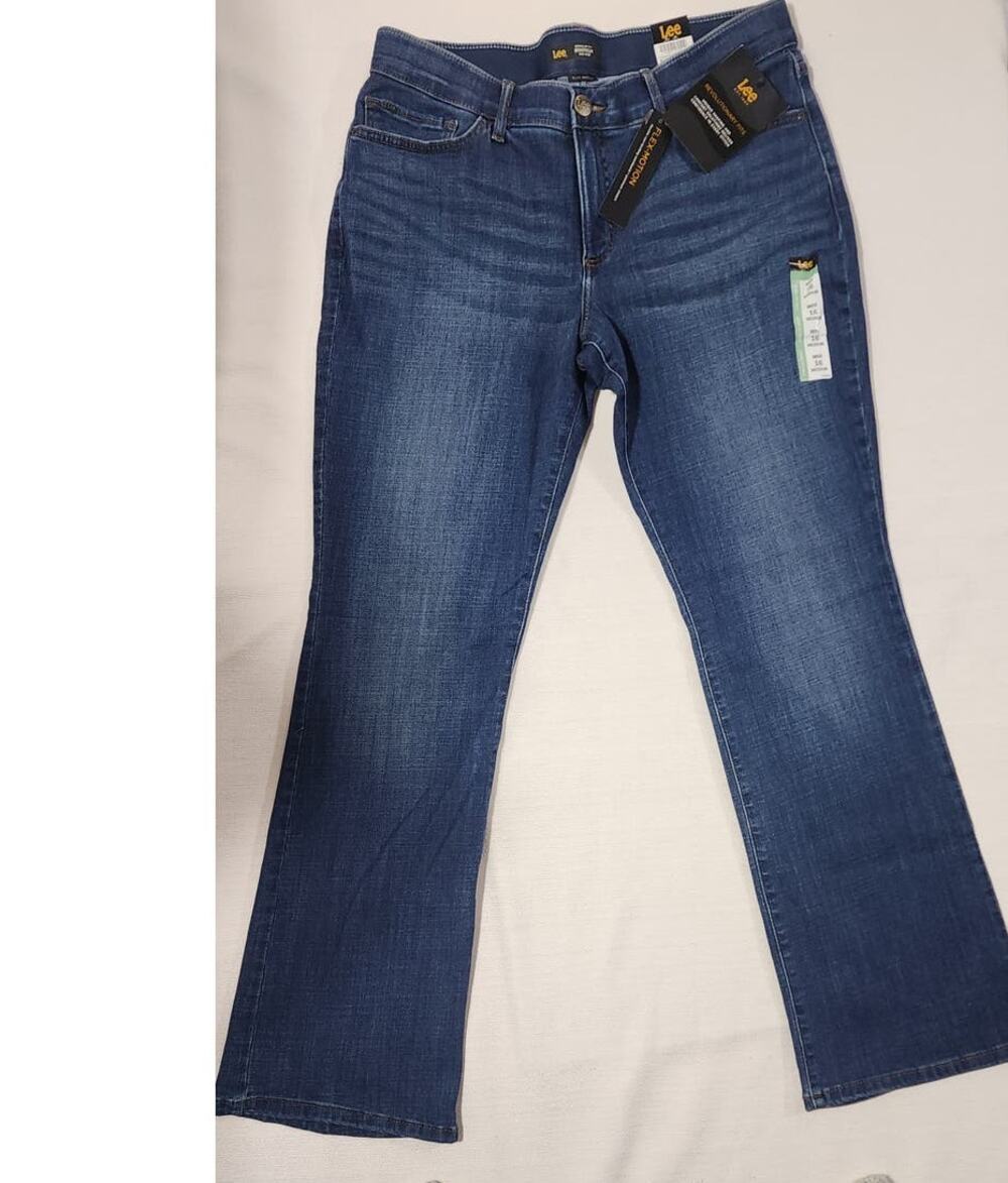 lee regular fit bootcut mid rise 16 medium W34x40L women's